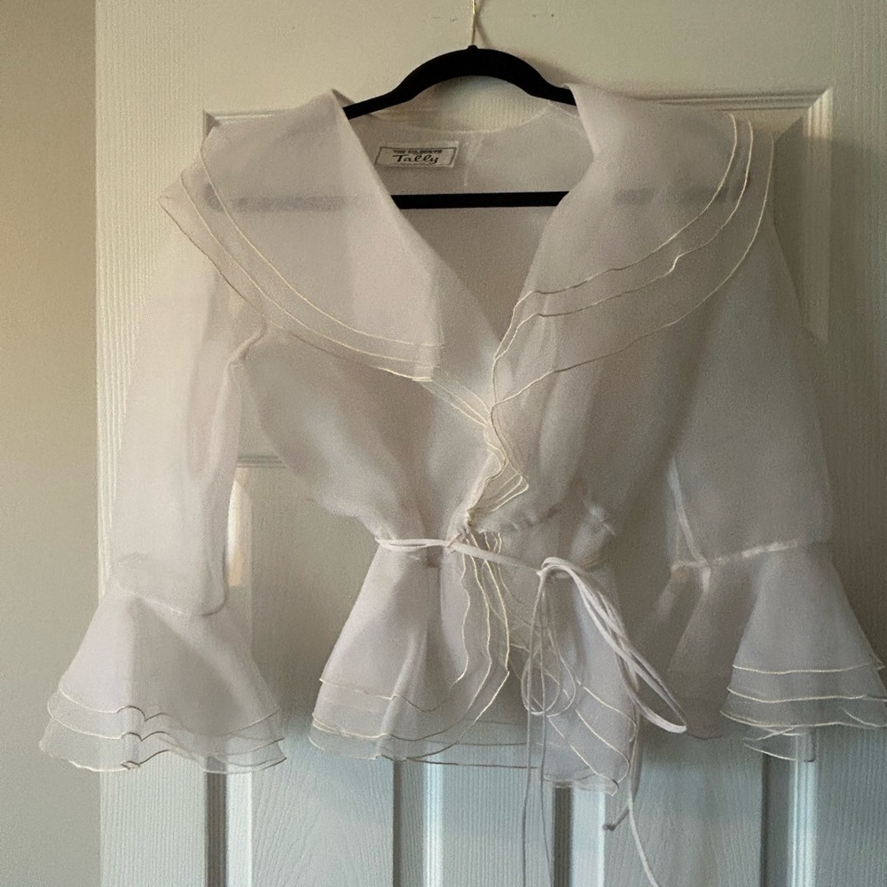 Vintage, beautiful voile wrap